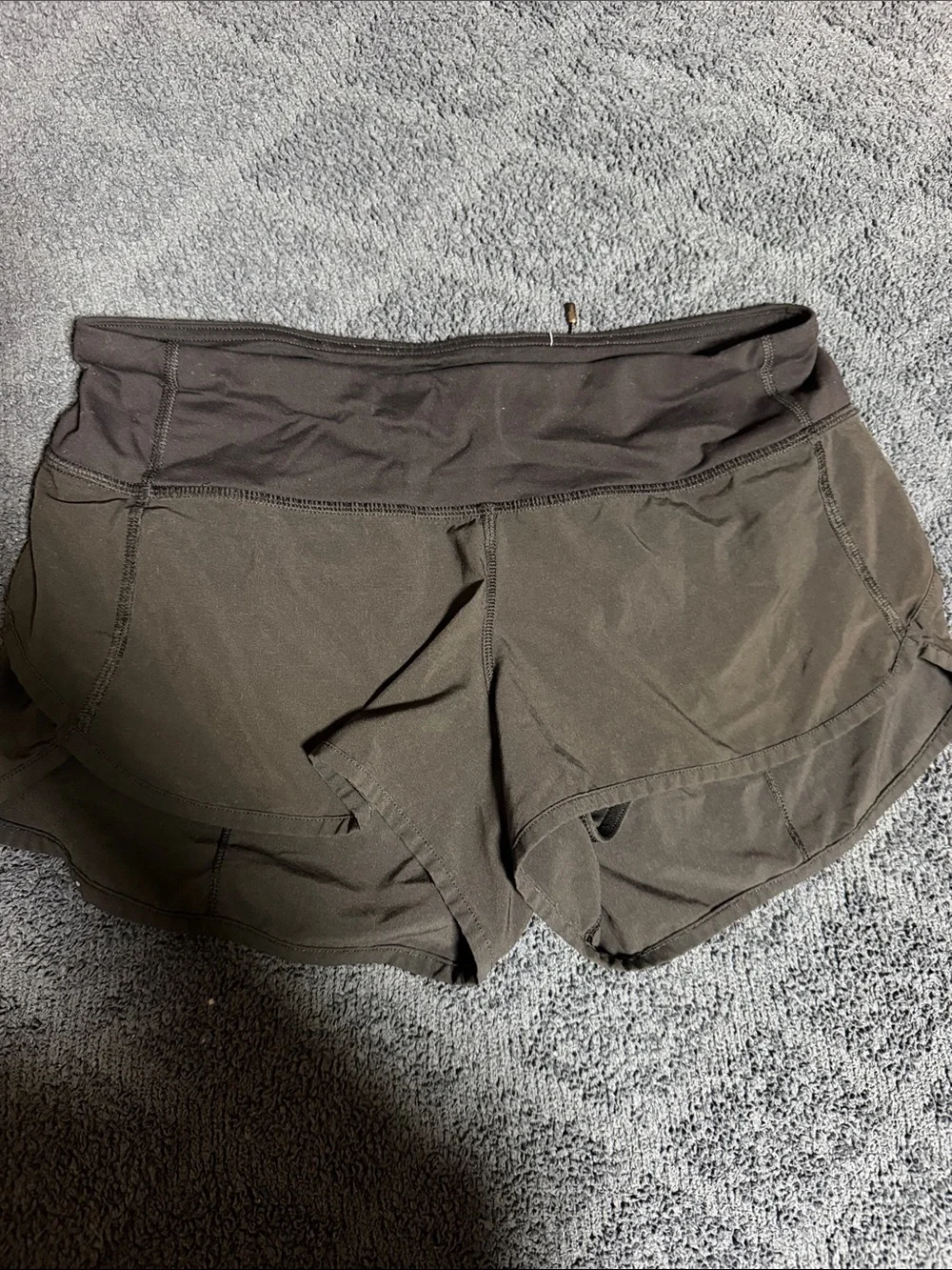 Lululemon White Pleated Athletic Skirt with Black Running Shorts bundle size 4